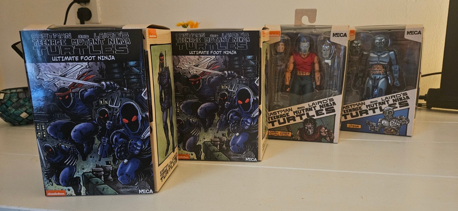 TMNT NECA Ultimate Foot Soldier, Krang & Casey Jones set, Ophalen of Verzenden, Nieuw