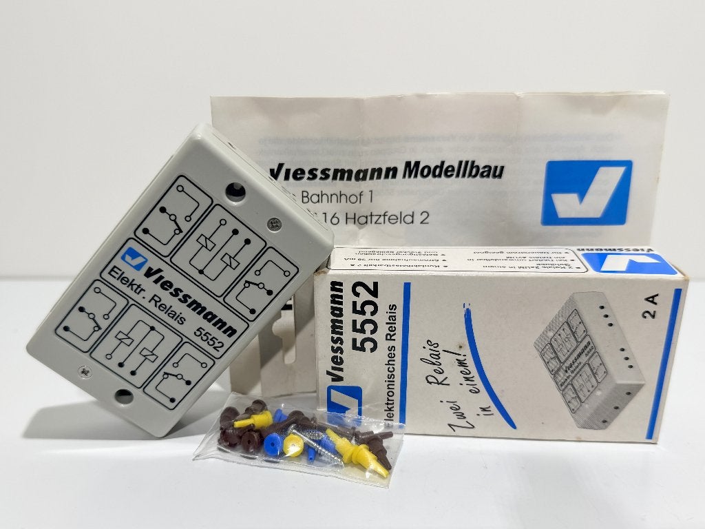 Viessmann: 5552 elektronisch schakelrelais voor H0/N spoor, Gelijkstroom of Wisselstroom, Overige typen, Zo goed als nieuw, Analoog