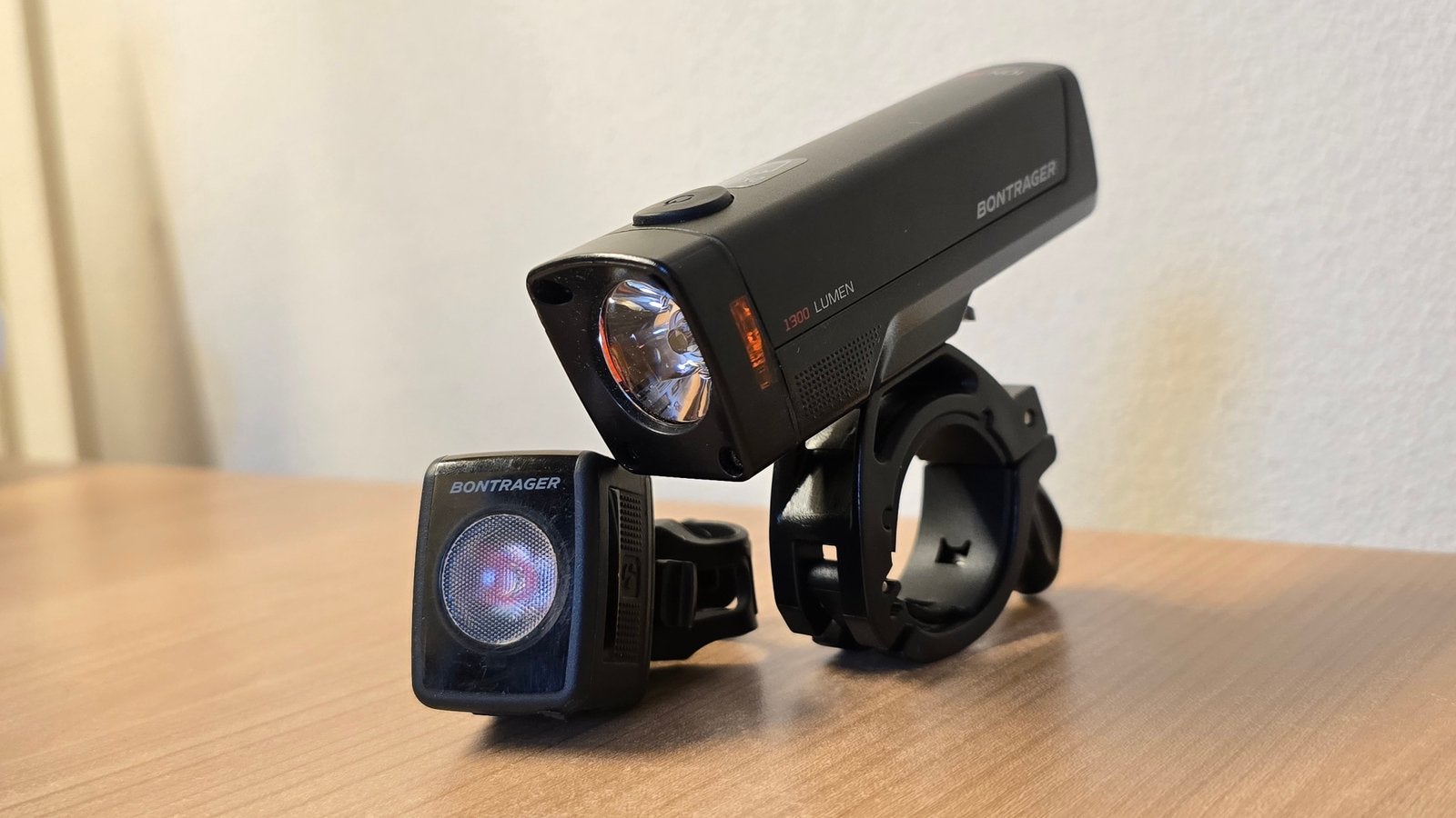 Bontrager / Trek -  Ion Pro RT / Flare RT verlichtingsset, Verlichtingsset, Ophalen of Verzenden, Zo goed als nieuw, Oplaadbaar