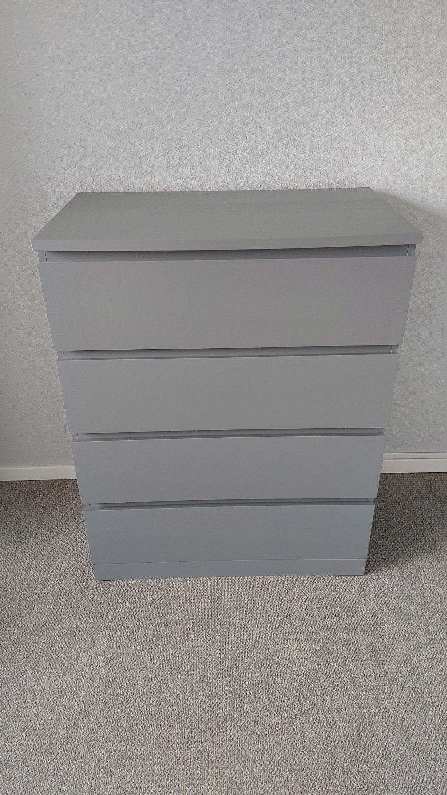 Malm ladekastje grijs (Ikea), Huis en Inrichting, Kasten | Ladekasten, Ophalen, 100 tot 150 cm, 50 tot 100 cm, Zo goed als nieuw
