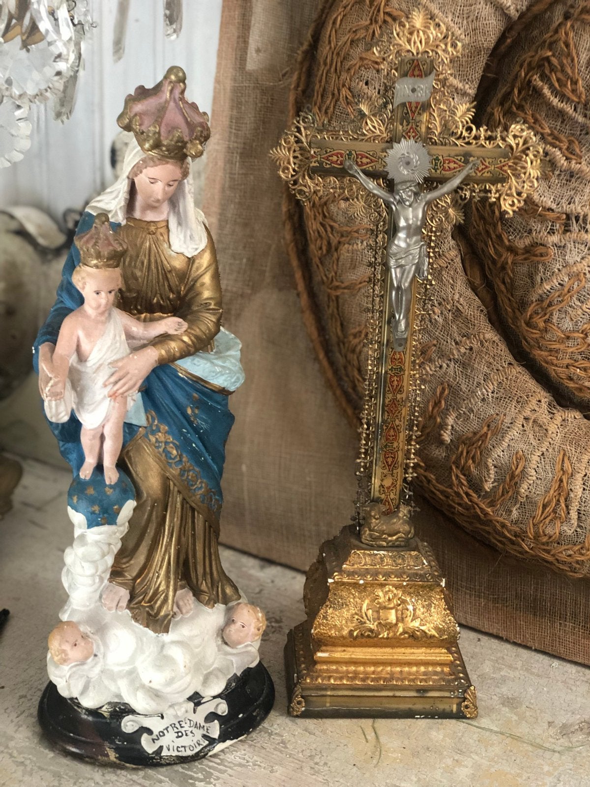 Beeld maria en kind, Ophalen of Verzenden