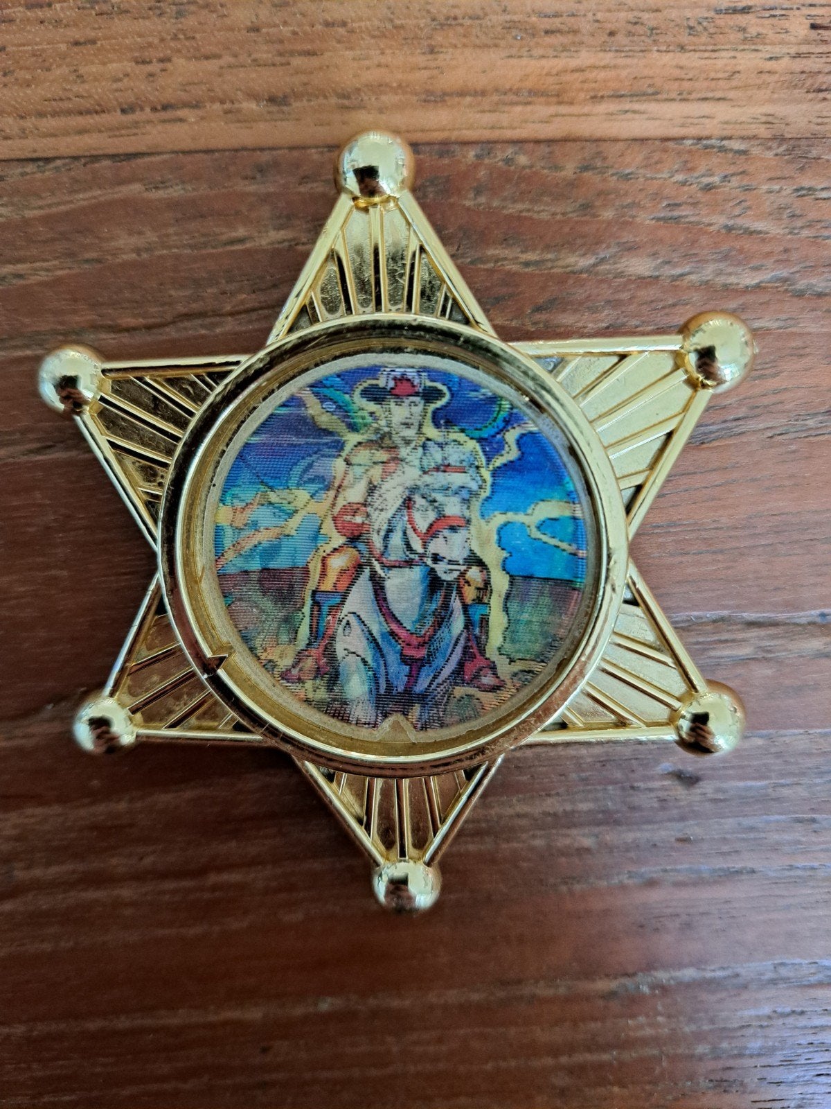 Vintage BraveStarr Sheriff Badge / Ster (Mattel, 1986), Ophalen of Verzenden, Zo goed als nieuw