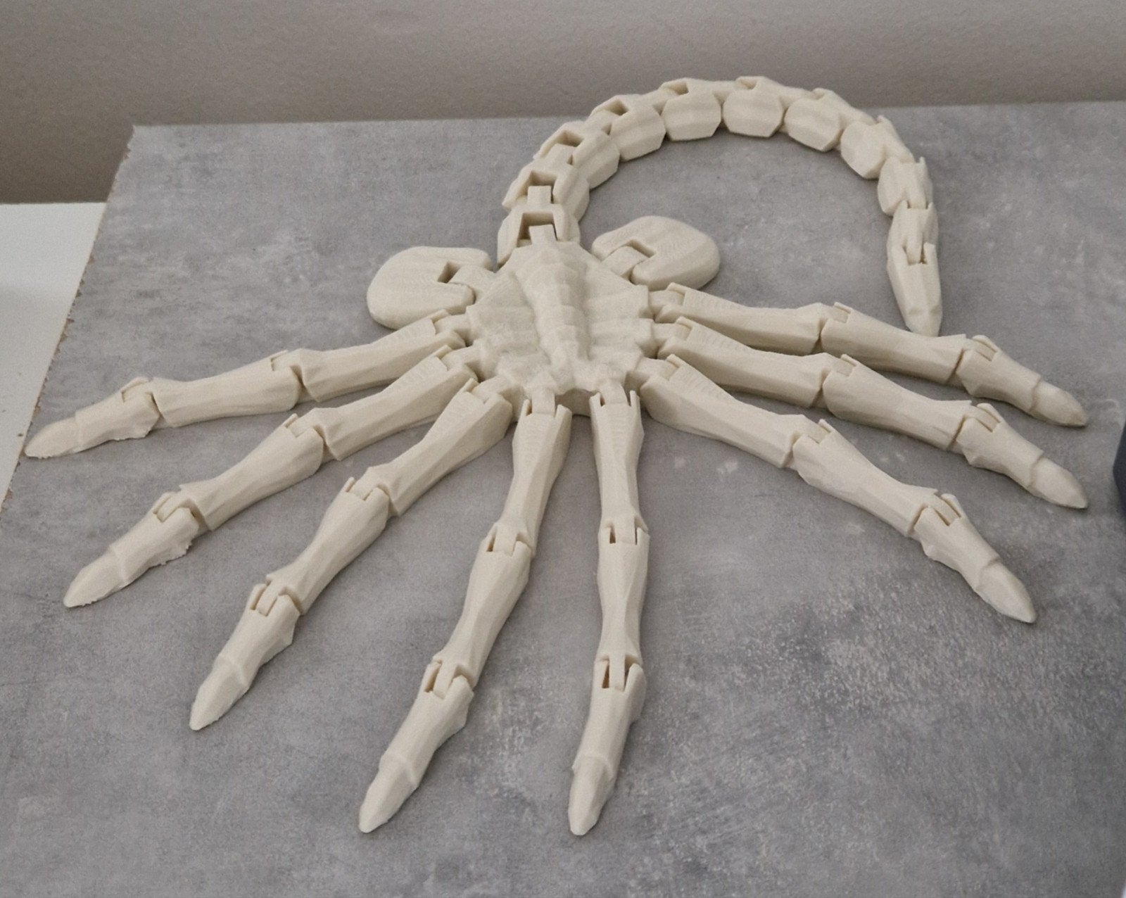 3D Geprinte Flexibele Facehugger uit de film Aliens, Verzenden, Nieuw