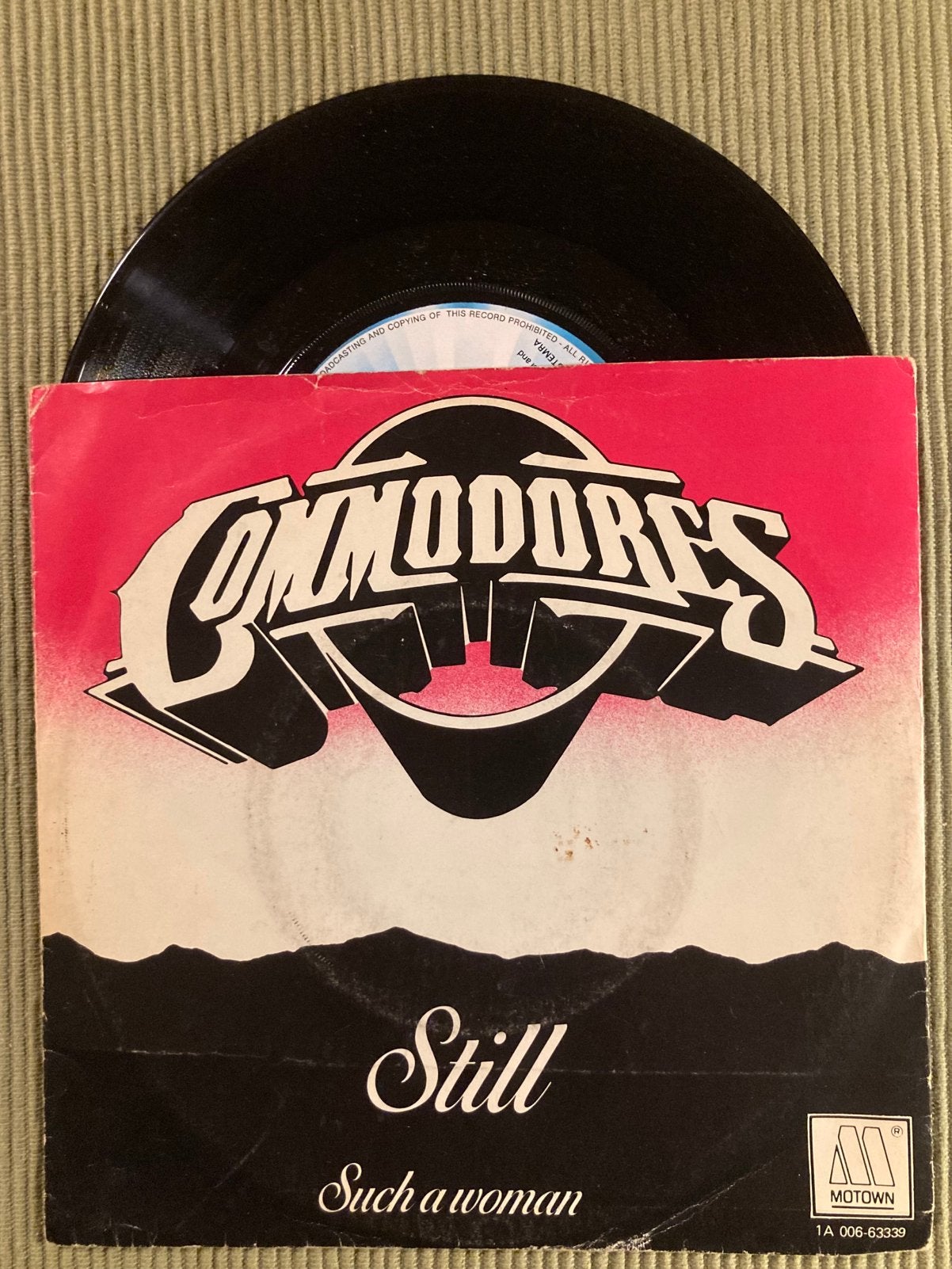 Drie singles The Commodores / Lionel Richie, Ophalen of Verzenden, Gebruikt, 7 inch, Pop