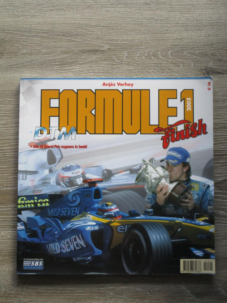 Formule 1 2005 finish - Anjes Verhey, Ophalen of Verzenden, Gelezen, Watersport en Hengelsport
