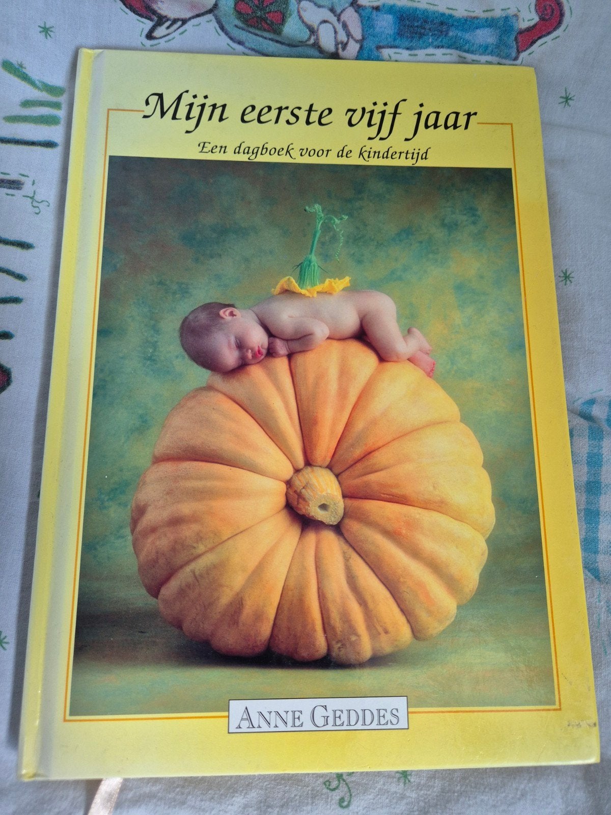 Mijn eerste vijf jaar - Anne Geddes baby dagboek, Anne Geddes, Ophalen of Verzenden, Uitklap-, Voel- of Ontdekboek, 0 tot 6 maanden