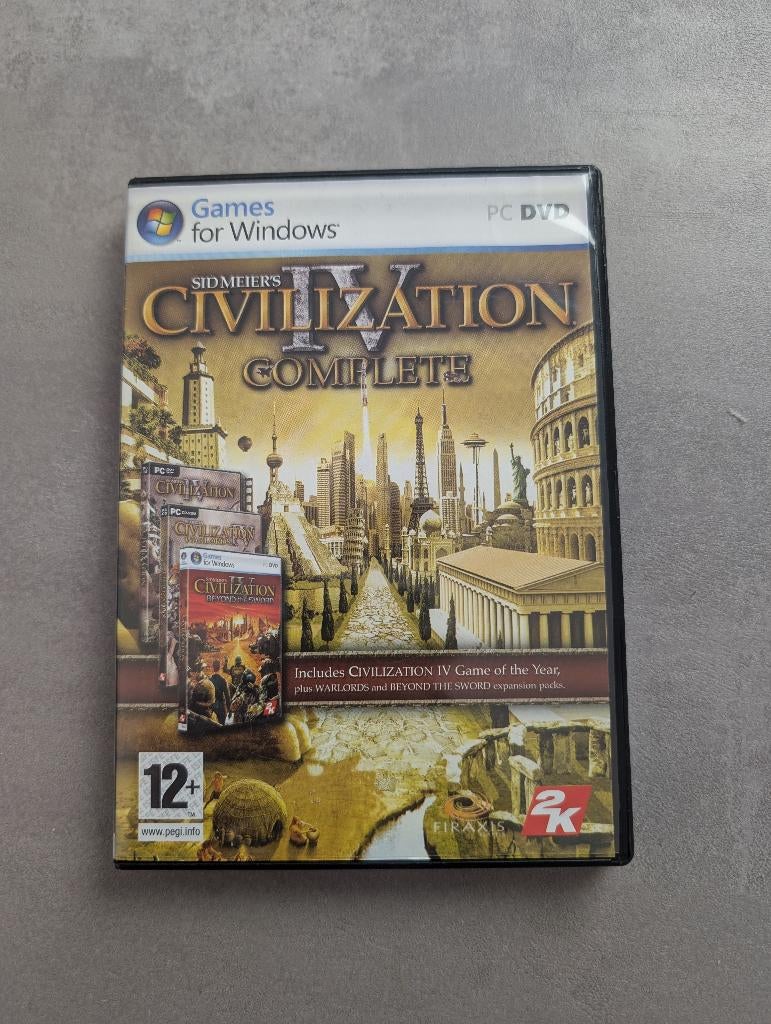 Civilization 4 complete PC, Spelcomputers en Games, 1 speler, Ophalen of Verzenden, Zo goed als nieuw, Strategie en Constructie