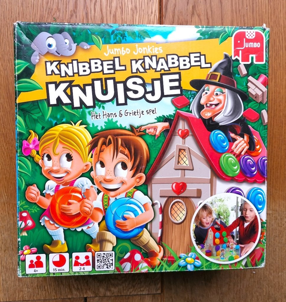 Jumbo spel; knibbel knabbel knuisje, Ophalen, Zo goed als nieuw, Jumbo