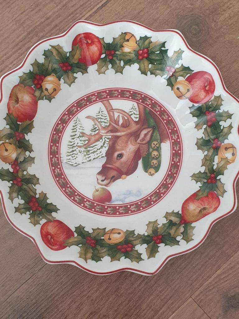 Villeroy&  Boch Kerstbord 16 cm. NIEUW, Antiek en Kunst, Ophalen of Verzenden