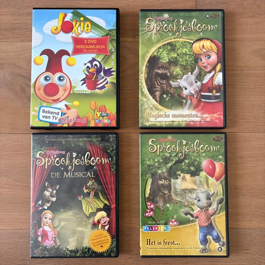 Efteling DVD’s | 3 stuks + boxset | Jokie & Sprookjesboom, Verzamelen, Ophalen of Verzenden, Overige typen