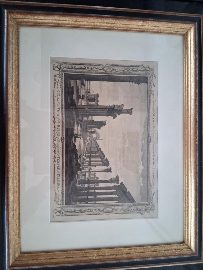 Set van 3 ingelijste gravures Midden Oosten, Dagelijks leven, Ingelijst, Ophalen of Verzenden, Gravure
