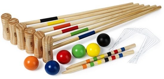Nieuw in doos Bex Croquet Family - Houten Croquet Spel, Ophalen of Verzenden, Nieuw