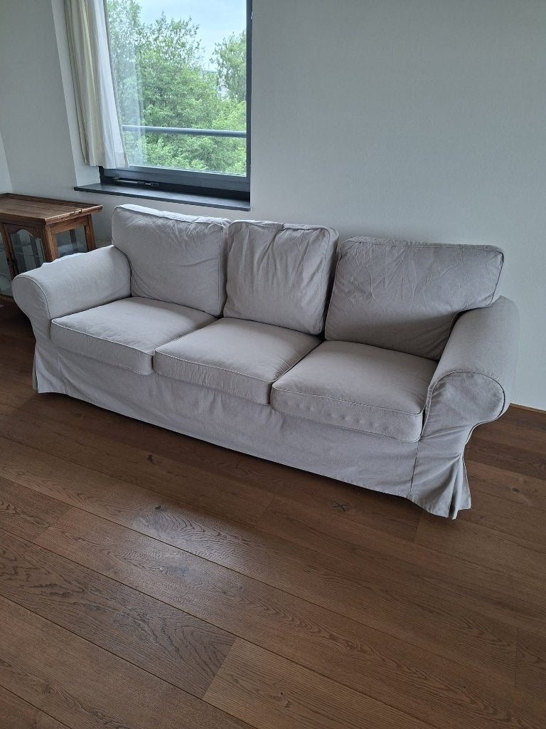Ektorp 3 zits bank - IKEA, Huis en Inrichting, Ophalen, Gebruikt, Driepersoons, 75 tot 100 cm