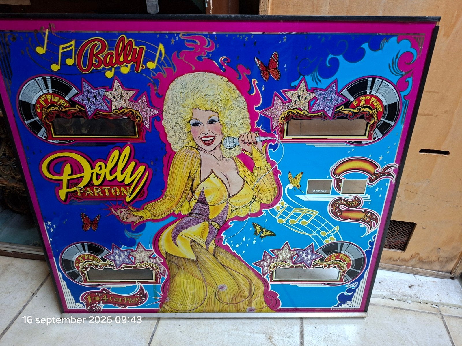 flipperkast bally Dolly Parton 1979, Ophalen, Gebruikt, Mechanisch, Bally