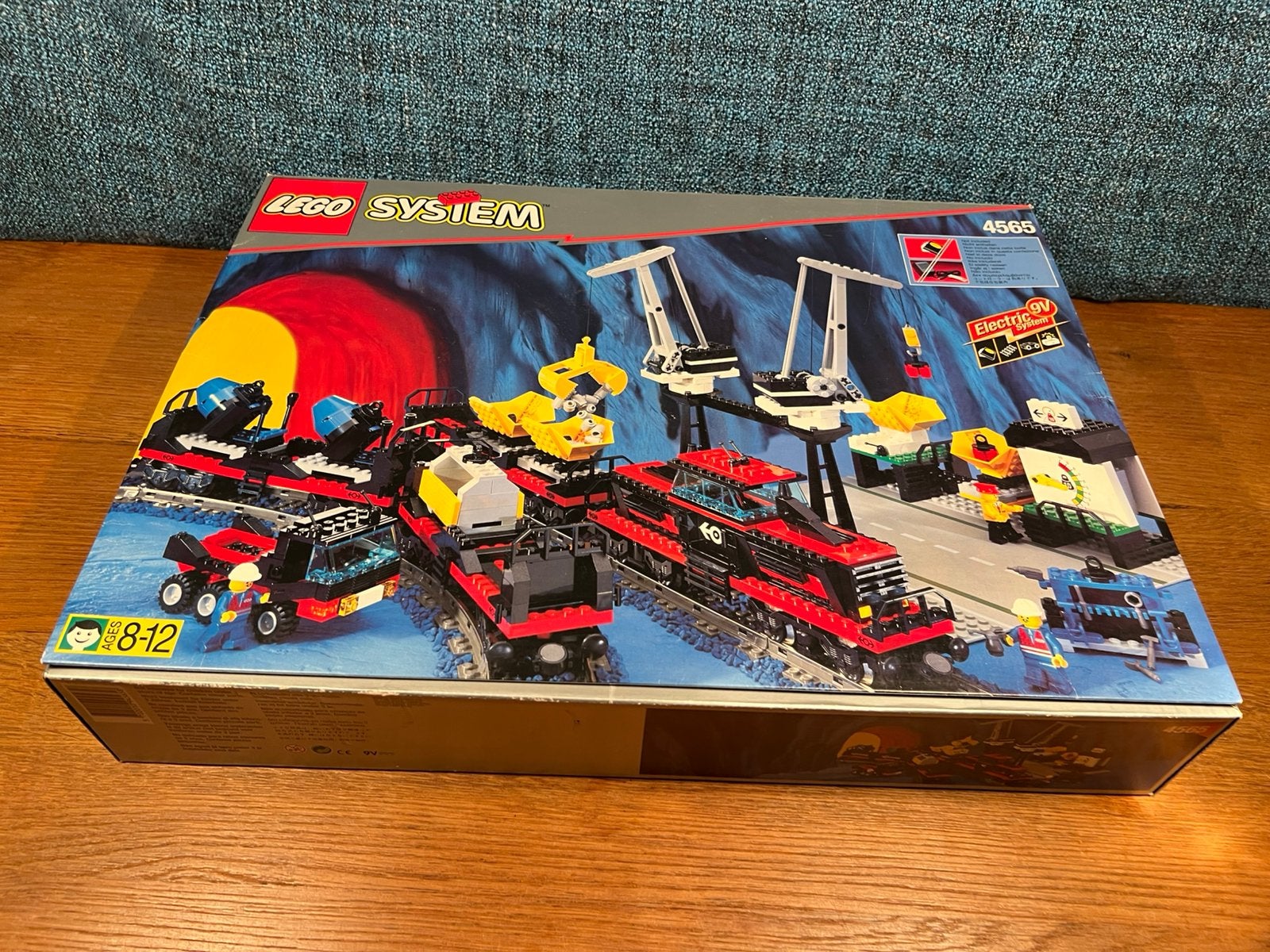 Z.G.A.N Jaren 90 LEGO 4565 System Goederen- en Kraanspoorweg, Overige thema's, Lego, Inclusief accessoires, Ophalen of Verzenden