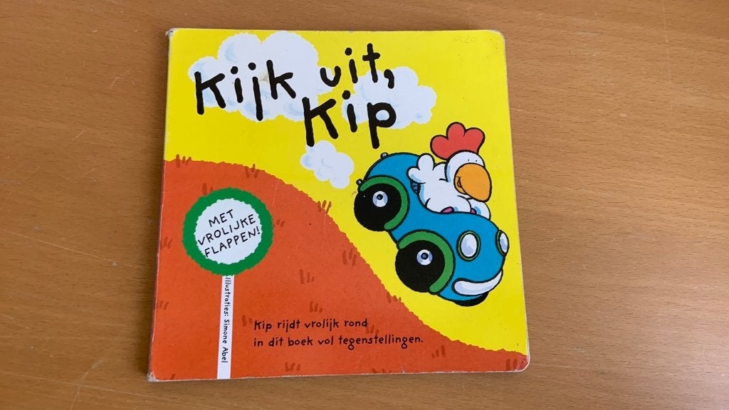 Simone Abel - Kijk uit, Kip, Boeken, Kinderboeken | Kleuters, Ophalen of Verzenden, Fictie algemeen