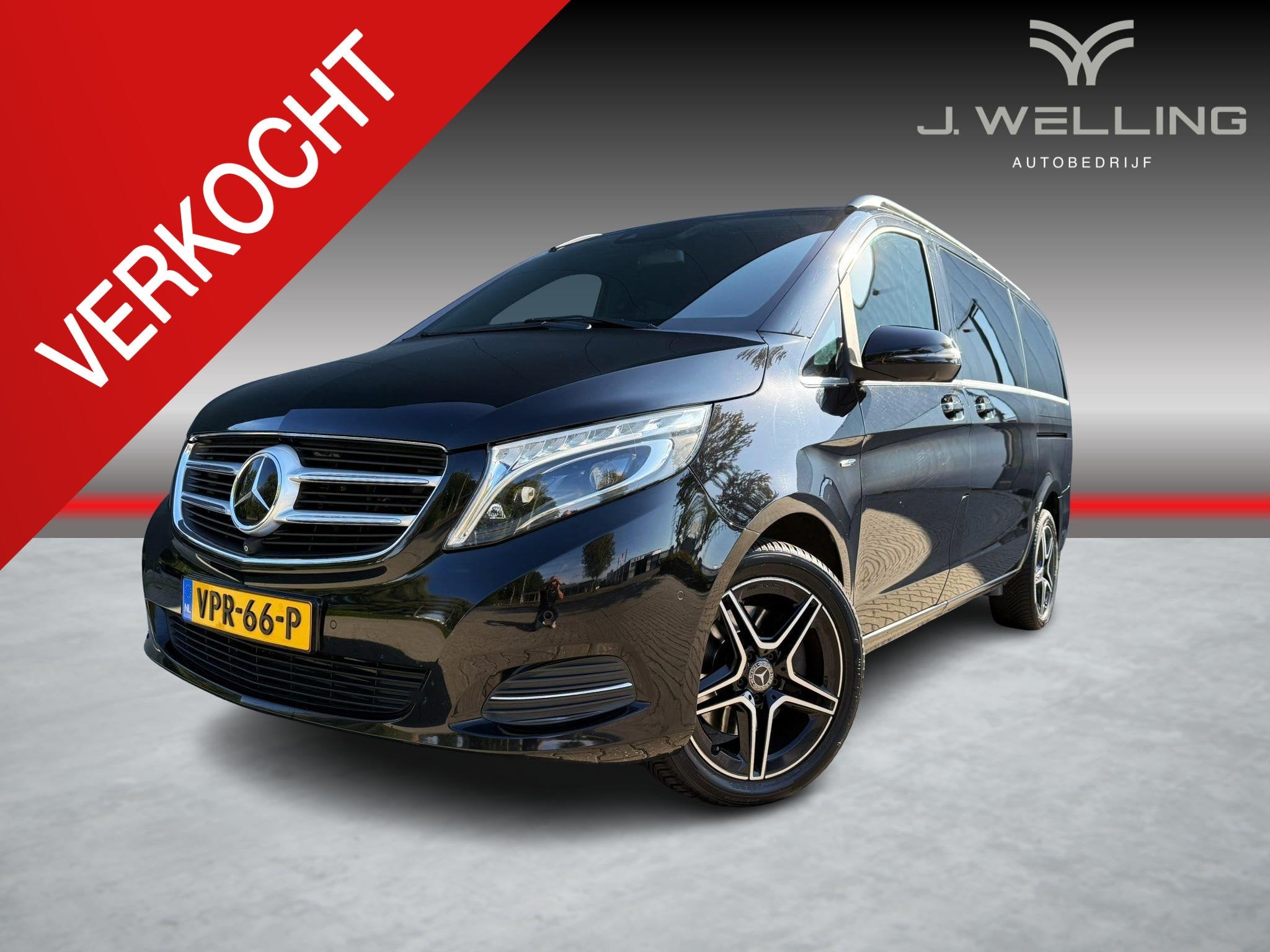Mercedes-Benz V-klasse 250d 4-MATIC Lang AMG / memory / Burm, Auto's, Automaat, 15 km/l, Gebruikt, Euro 6