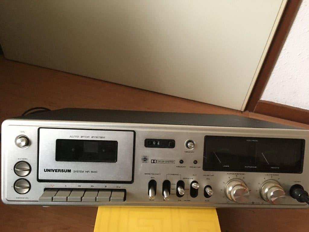 Cassettedeck Universum 6000 HIFI, Ophalen of Verzenden, Enkel, Overige merken, Tape counter