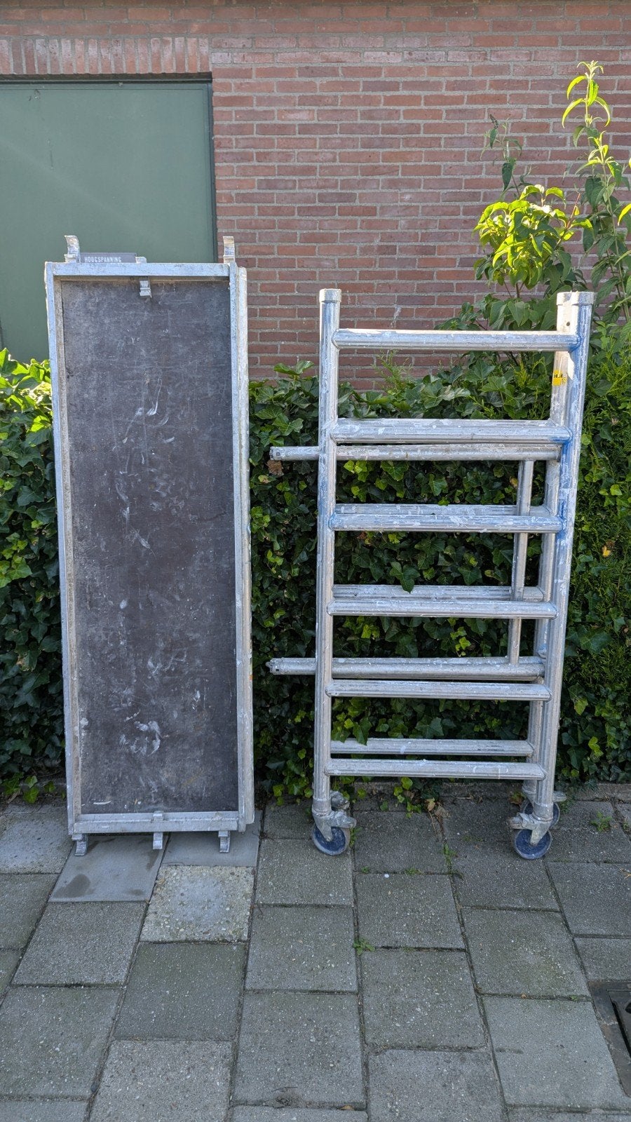 Little Jumbo Kamersteiger Vouwsteiger, Doe-het-zelf en Verbouw, Steigers, Gebruikt, Rolsteiger of Kamersteiger, Minder dan 2 meter