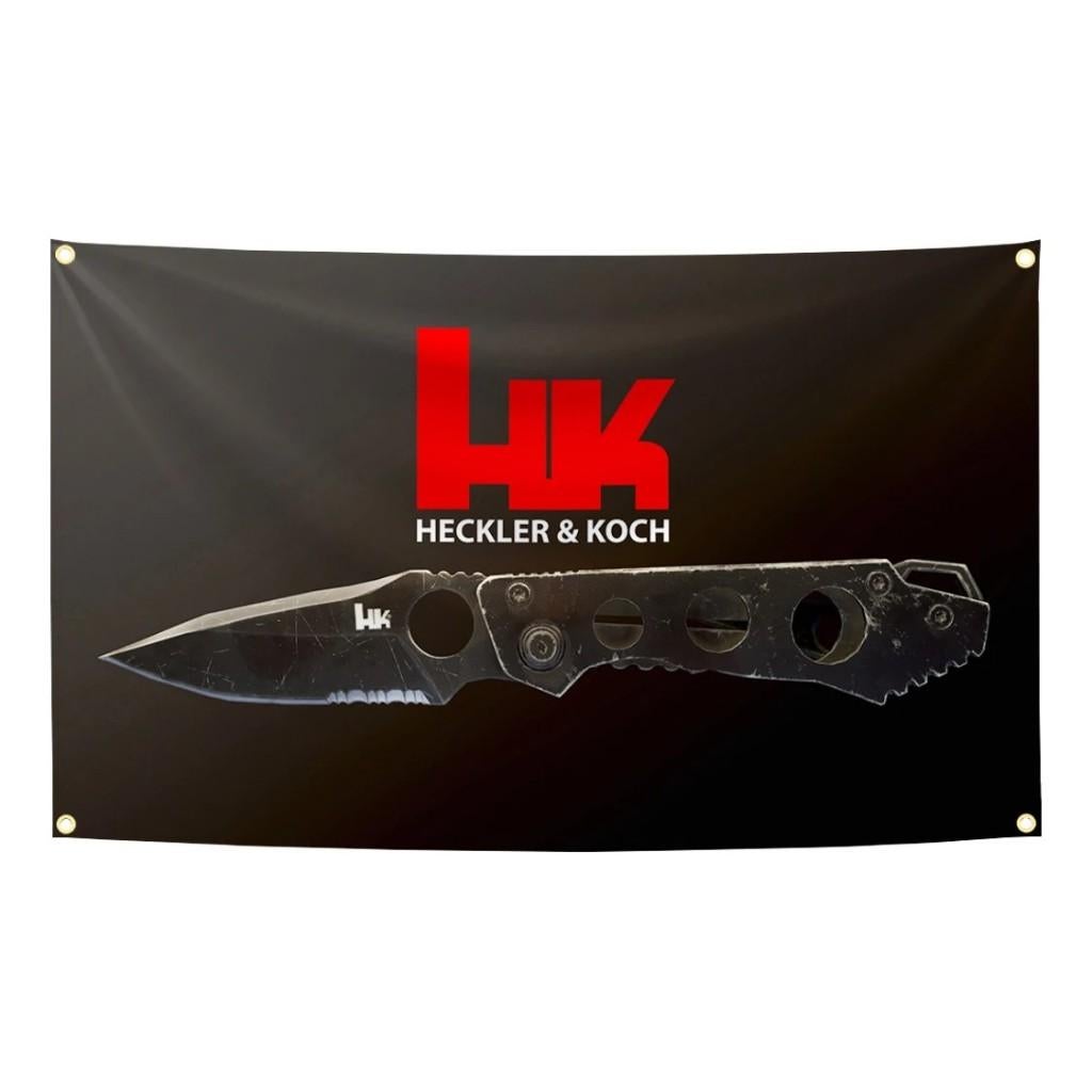 Grote vlaggen Heckler & Koch (150x90cm), Ophalen of Verzenden, Nieuw