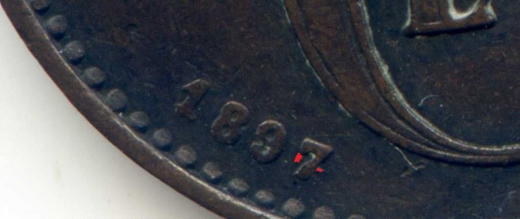 Denemarken 2 Ore 1897 Stempelwijziging 1894 - Zie Opmerking, Ophalen of Verzenden, Overige landen