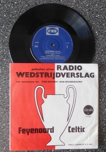 Feijenoord - radioverslag Feijnenoord - Celtic (vanaf € 2,00, Cd's en Dvd's, Vinyl | Nederlandstalig, Ophalen of Verzenden, Zo goed als nieuw