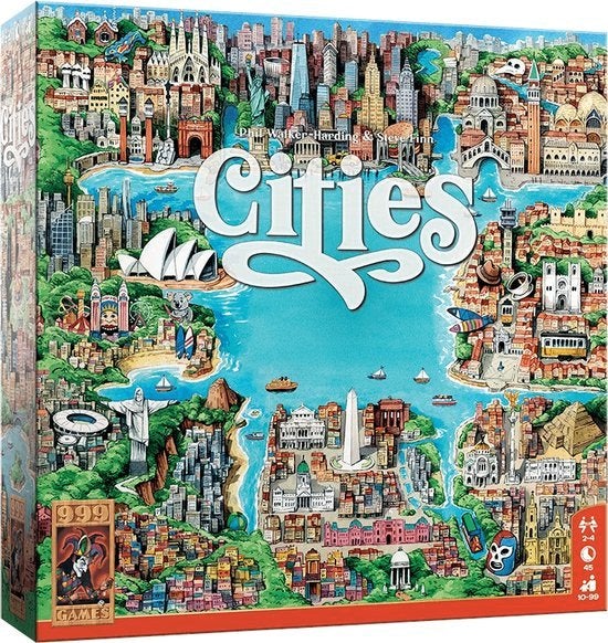 Cities NL - Bordspel - Familie - Puzzelspel | Nieuw in doos, Almere, Nieuw, Info@999games.com, Ophalen of Verzenden