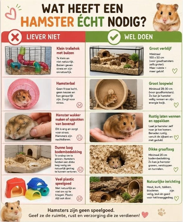 Hamster advies, Januari, Meerdere dieren, Hamster
