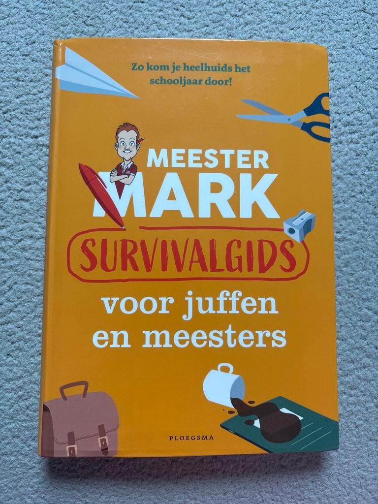 Boek Meester Mark Survivalgids voor juffen en meesters, Ophalen of Verzenden, Gamma, Zo goed als nieuw, Overige niveaus