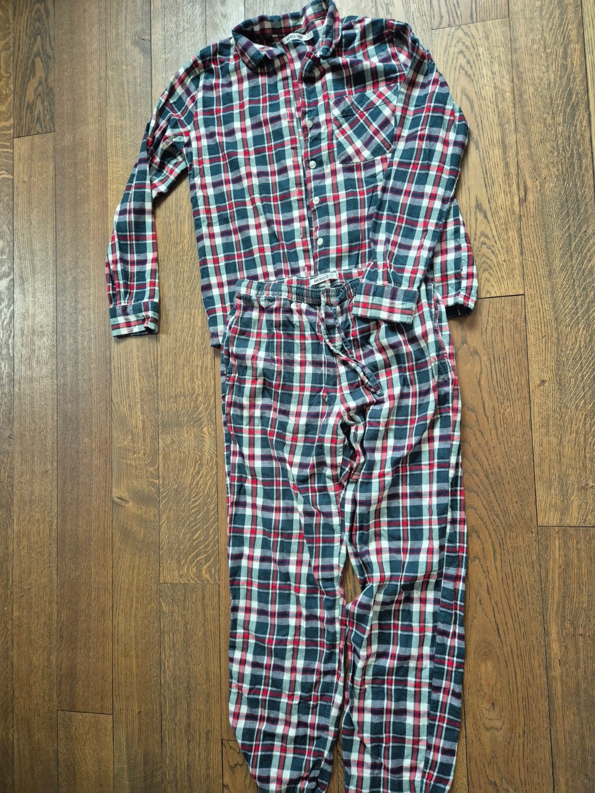 America Today geruite pyjama - Maat S, America Today, Ophalen of Verzenden, Zo goed als nieuw, Maat 36 (S)