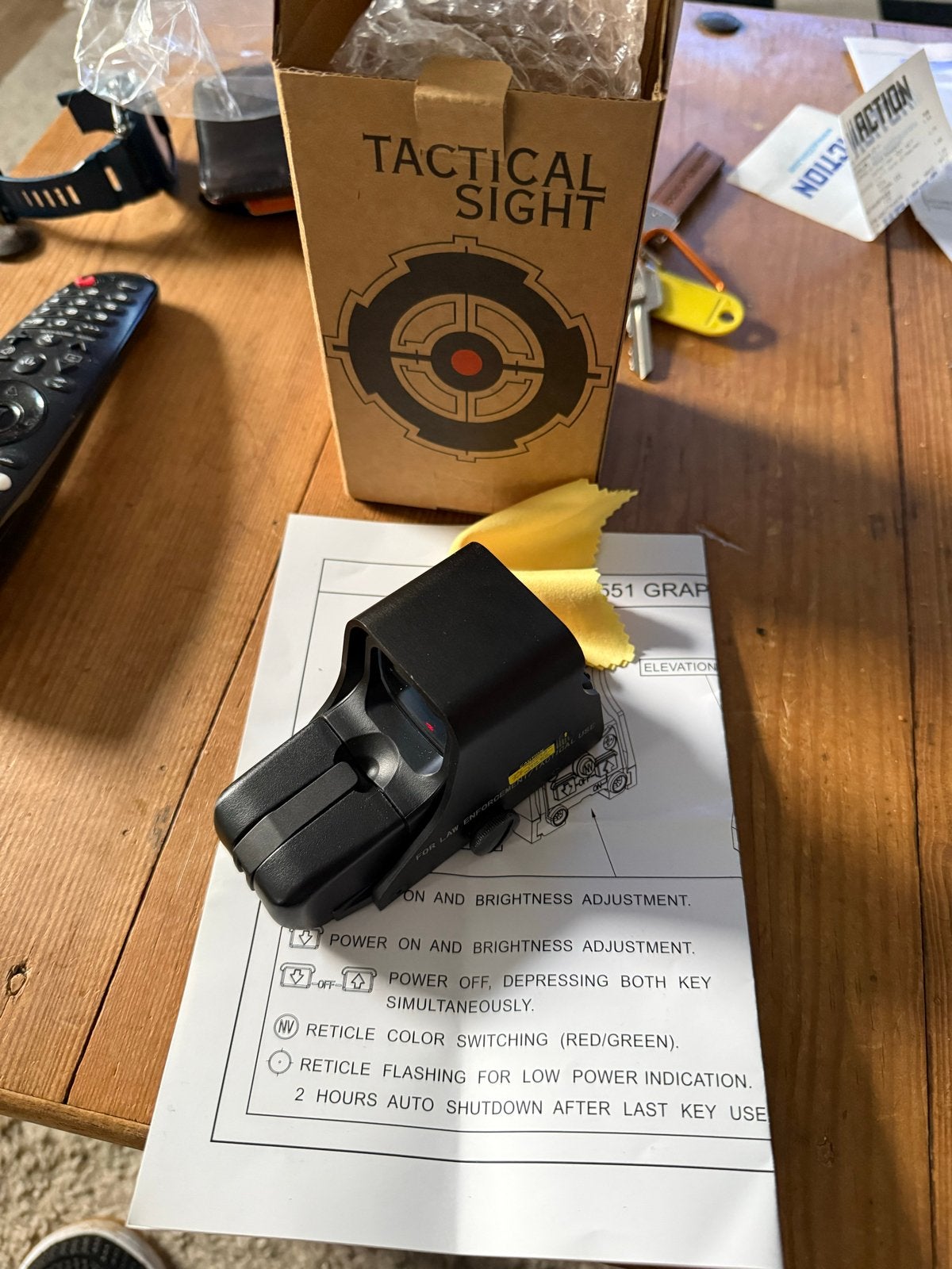 Aim-O red dot sight, Ophalen, Nieuw