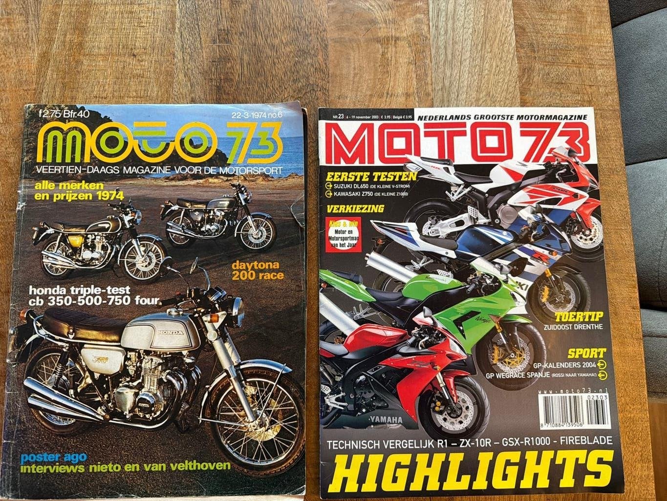 Diverse jaargangen Moto, Moto 73 en Motorsport tijdschriften, Boeken, Motoren, Ophalen of Verzenden, Gelezen, Algemeen