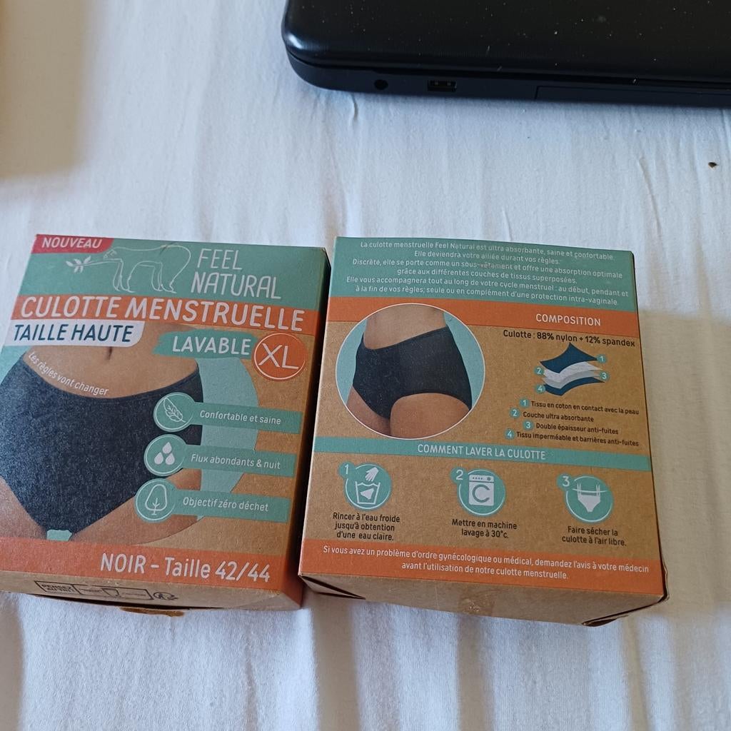 Menstruatie slips, Culotte, Ophalen of Verzenden, Zwart, Slip