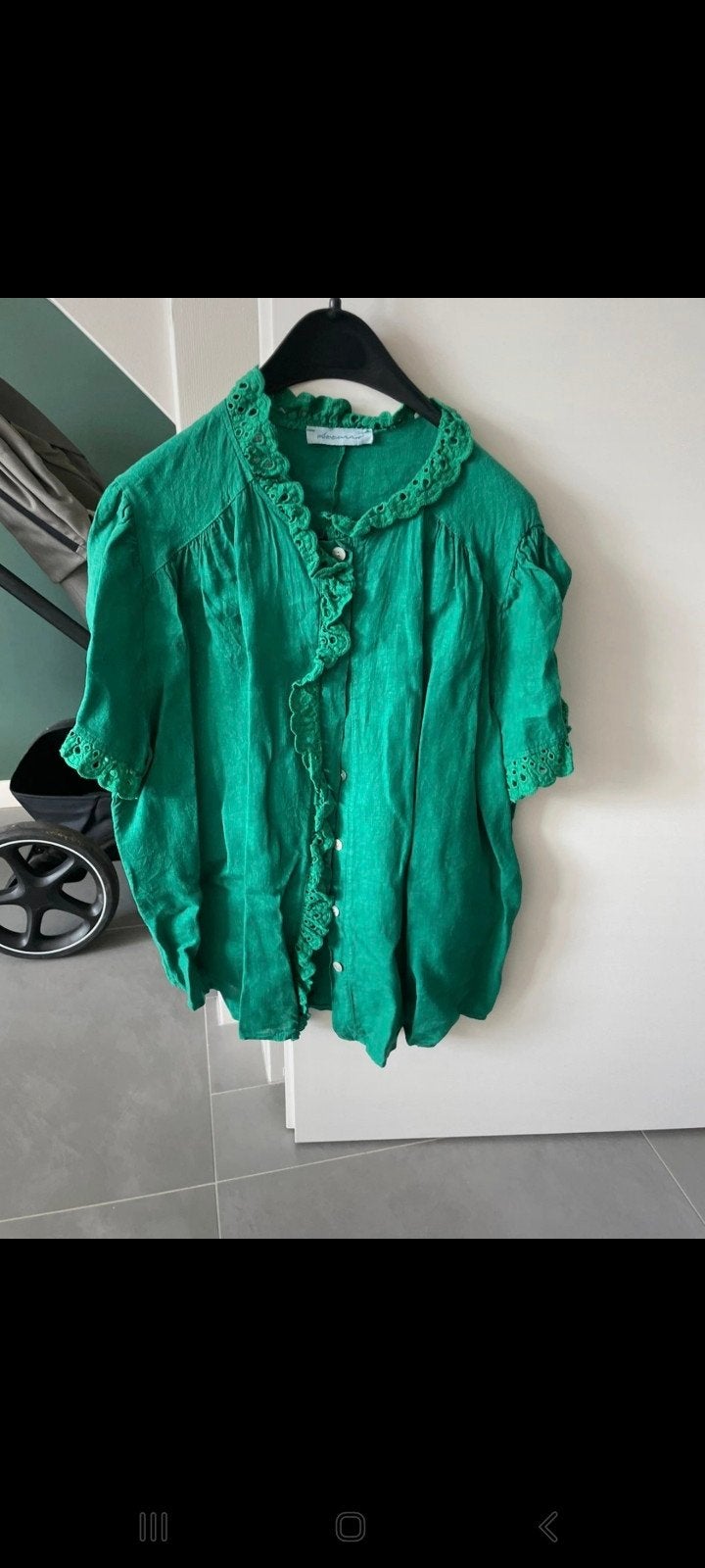 Azurro blouse, Maat 38/40 (M), Azzurro, Ophalen of Verzenden, Zo goed als nieuw
