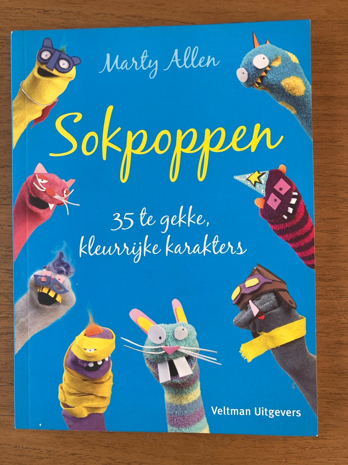 Sokpoppen: 35 te gekke, kleurrijke karakters - Marty Allen, Ophalen of Verzenden, Zo goed als nieuw, Scrapbooking en Knutselen