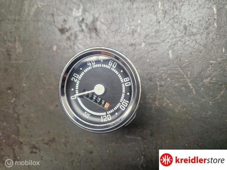 Kreidler VDO km teller voor druppelkoplamp met 434 km
