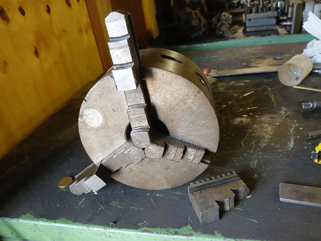 Drieklauwplaat pratt and burnert 160mm M45x3/45,9 opname, Doe-het-zelf en Verbouw, Draaibanken, Ophalen of Verzenden, Metaaldraaibank