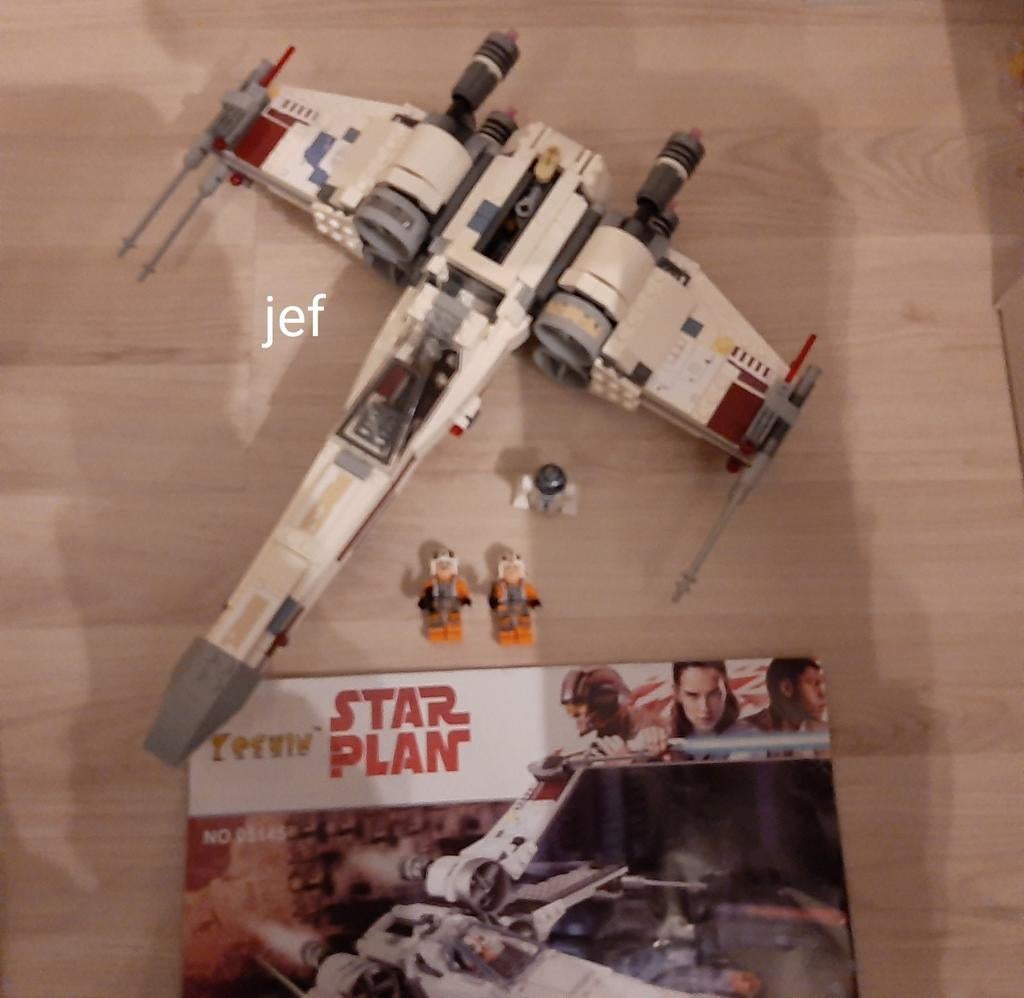 Lepin Star Wars X-Wing van Luke Skywalker zo goed als nieuw, Verzenden, Zo goed als nieuw