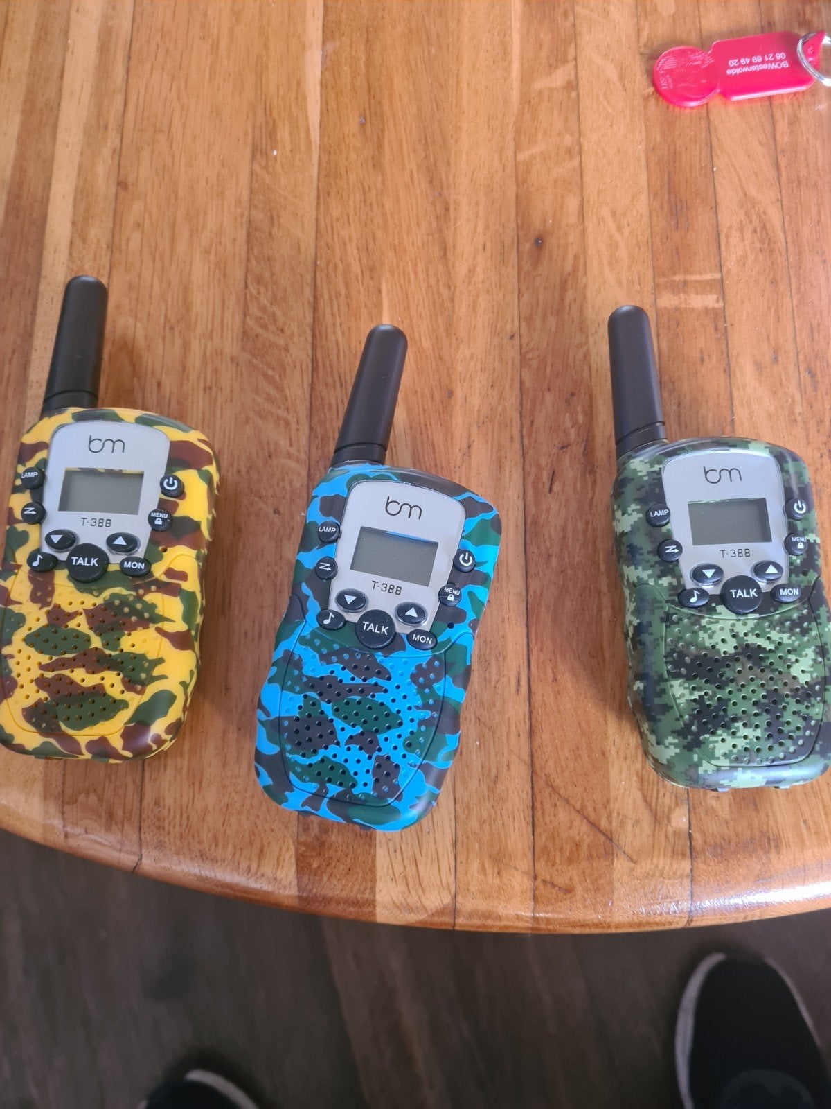 Set van 3 Walkie Talkies T-388 Camouflage, Ophalen of Verzenden