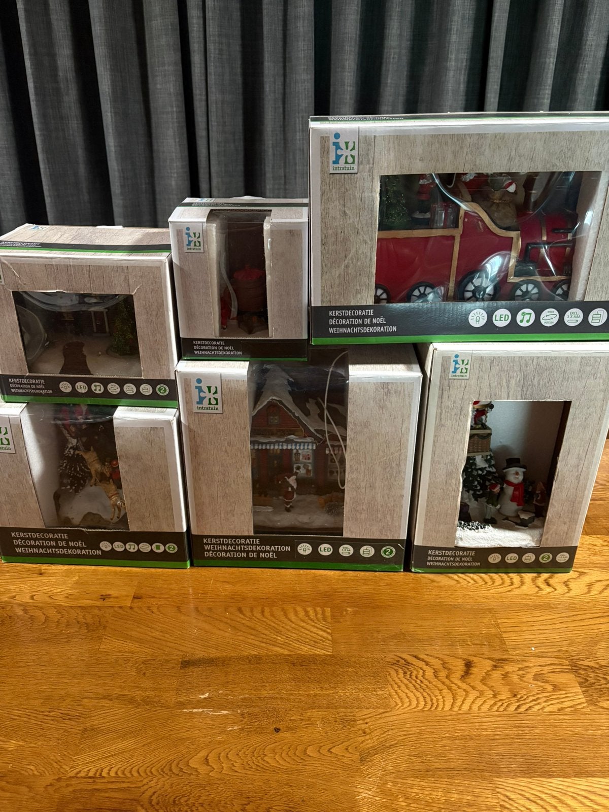 18 kersthuisjes   kerstdorp adapters accessoires, Diversen, Ophalen, Gebruikt