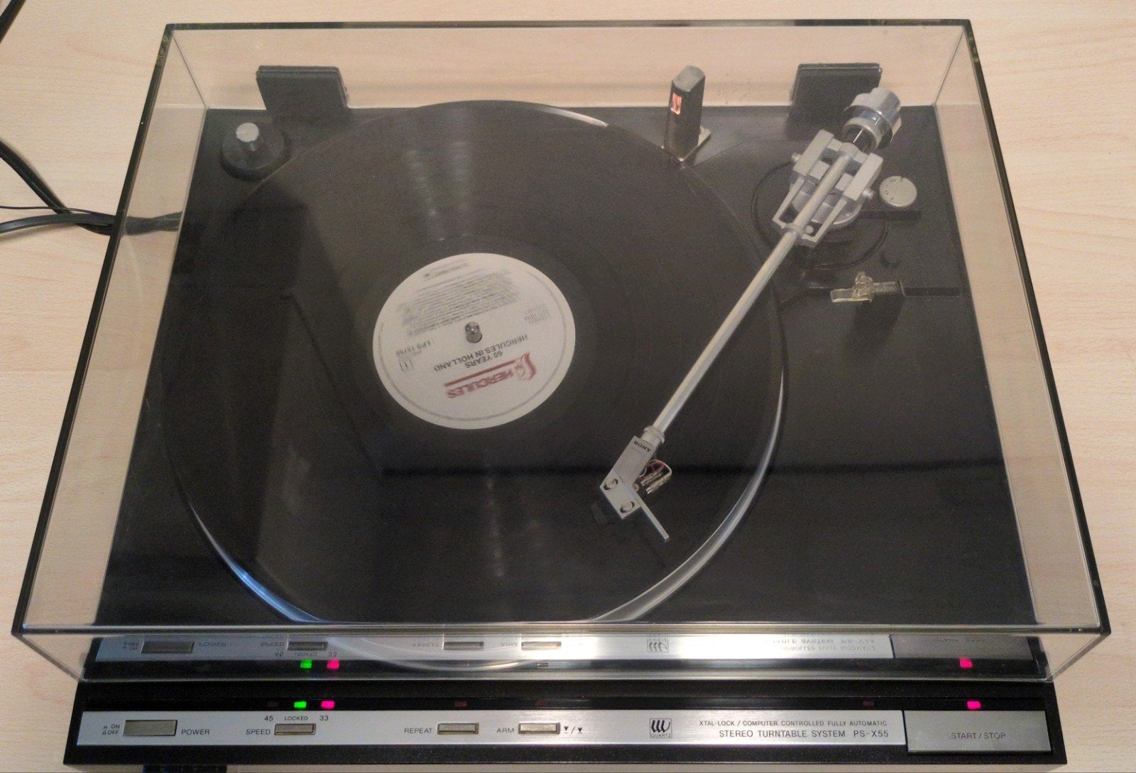 Sony PS-X55 high-end platenspeler quartz refurbished, Ophalen, Automatisch, Refurbished, Platenspeler