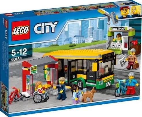 LEGO City 60154 Busstation - Compleet met boekjes, Ophalen of Verzenden, Zo goed als nieuw