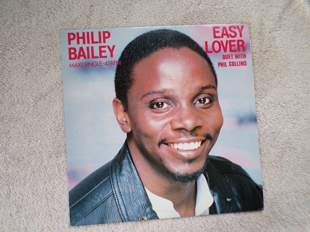 Philip Bailey  with Phil Collins - EASY LOVER ( MAXI ), Gebruikt, Verzenden, Inclusief binnenhoes, 12 inch
