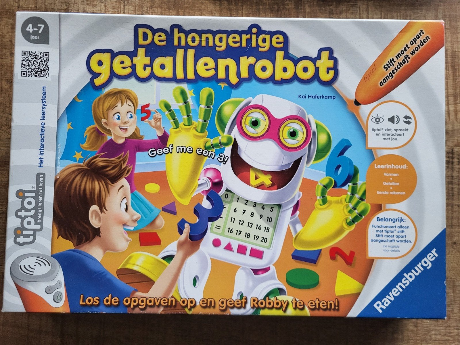Tiptoi de hongerige getallenrobot, Ophalen of Verzenden, Zo goed als nieuw