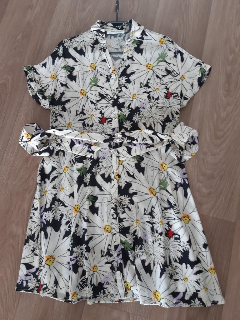 Pom Amsterdam jurk maat 34 - Zo goed als nieuw, Kleding | Dames, Wit, Ophalen of Verzenden, Zo goed als nieuw, Maat 34 (XS) of kleiner