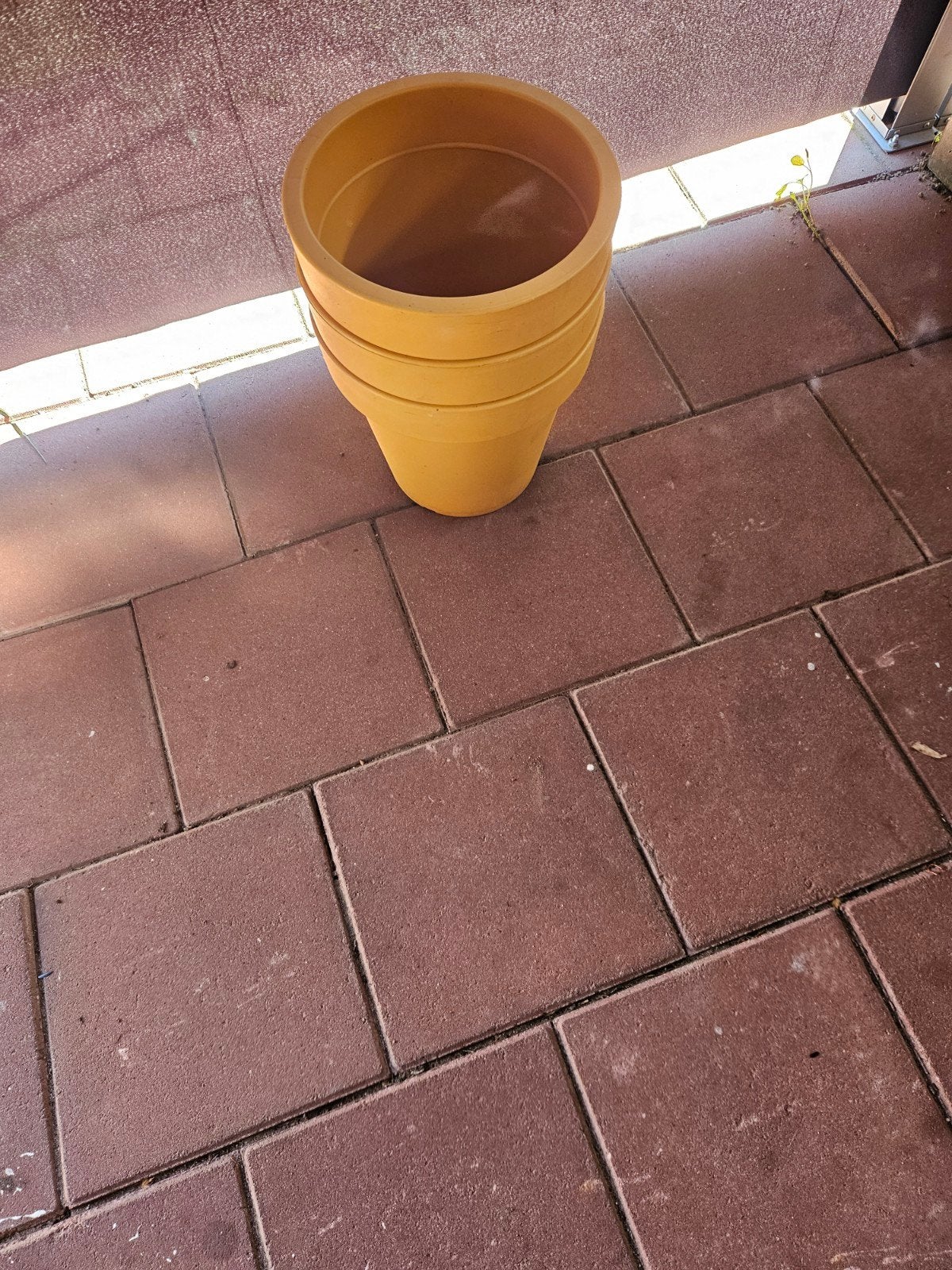 Bloempotten, Tuin en Terras, Bloempotten, Ophalen, Kunststof, Gebruikt, Rond