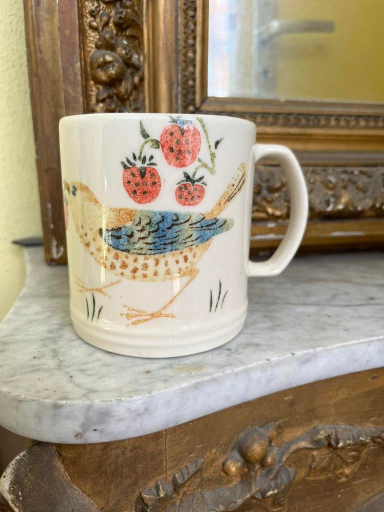 William Morris mok strawberry thief engels, Huis en Inrichting, Keuken | Servies, Ophalen of Verzenden, Zo goed als nieuw, Overige stijlen