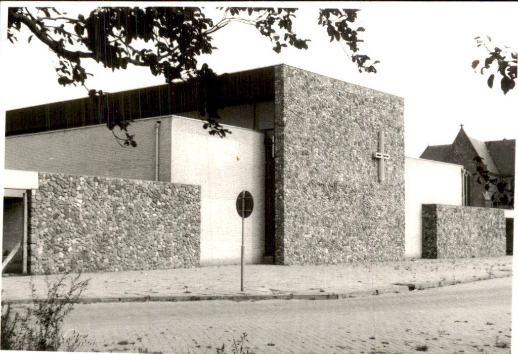 Gerwen - St. Clemens - nieuwe kerk, Verzamelen, Ophalen of Verzenden, 1960 tot 1980, Gelopen, Noord-Brabant