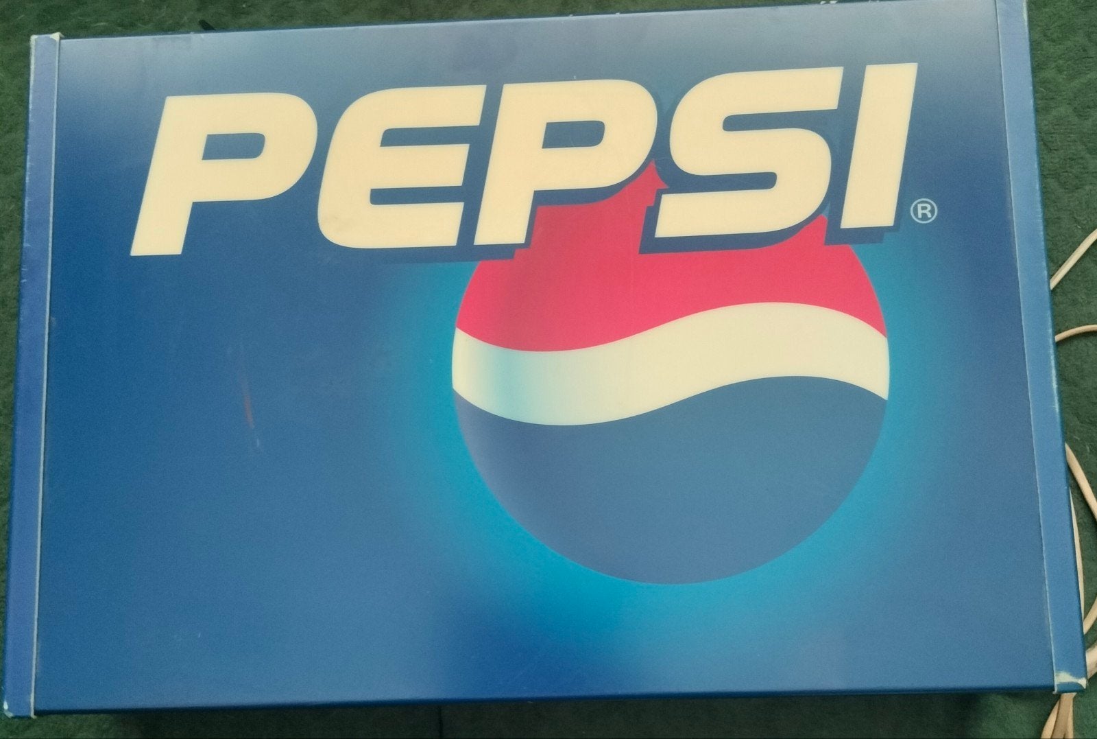 Werkende Pepsi Lichtbak - Dubbelzijdig Reclamebord, Ophalen, Gebruikt
