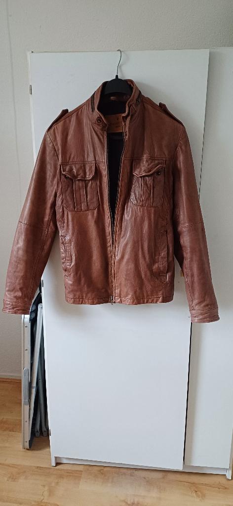 Goosecraft leren jas maat M., Bruin, Maat 48/50 (M), Goosecraft, Ophalen of Verzenden